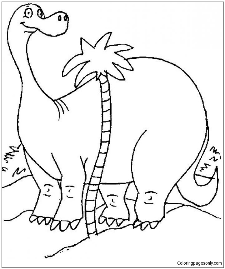 Diplodocus de dibujos animados de Diplodocus