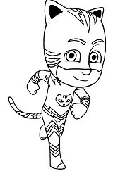 Desenho de Catboy de PJ Masks para colorir