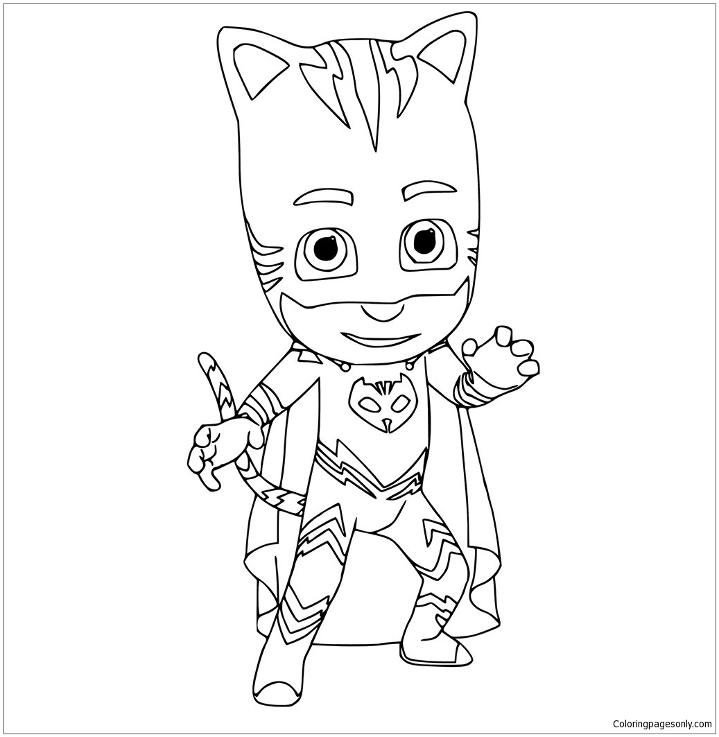 Catboy Pj Mask Coloring Pages - PJ masks Coloring Pages - Coloring