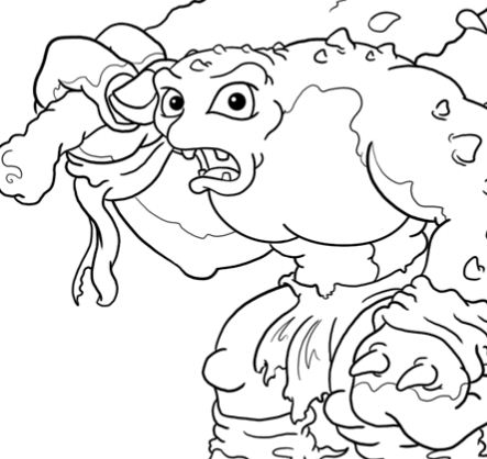 Free Trolls Happy Birthday Coloring Page - Free Coloring Pages Online