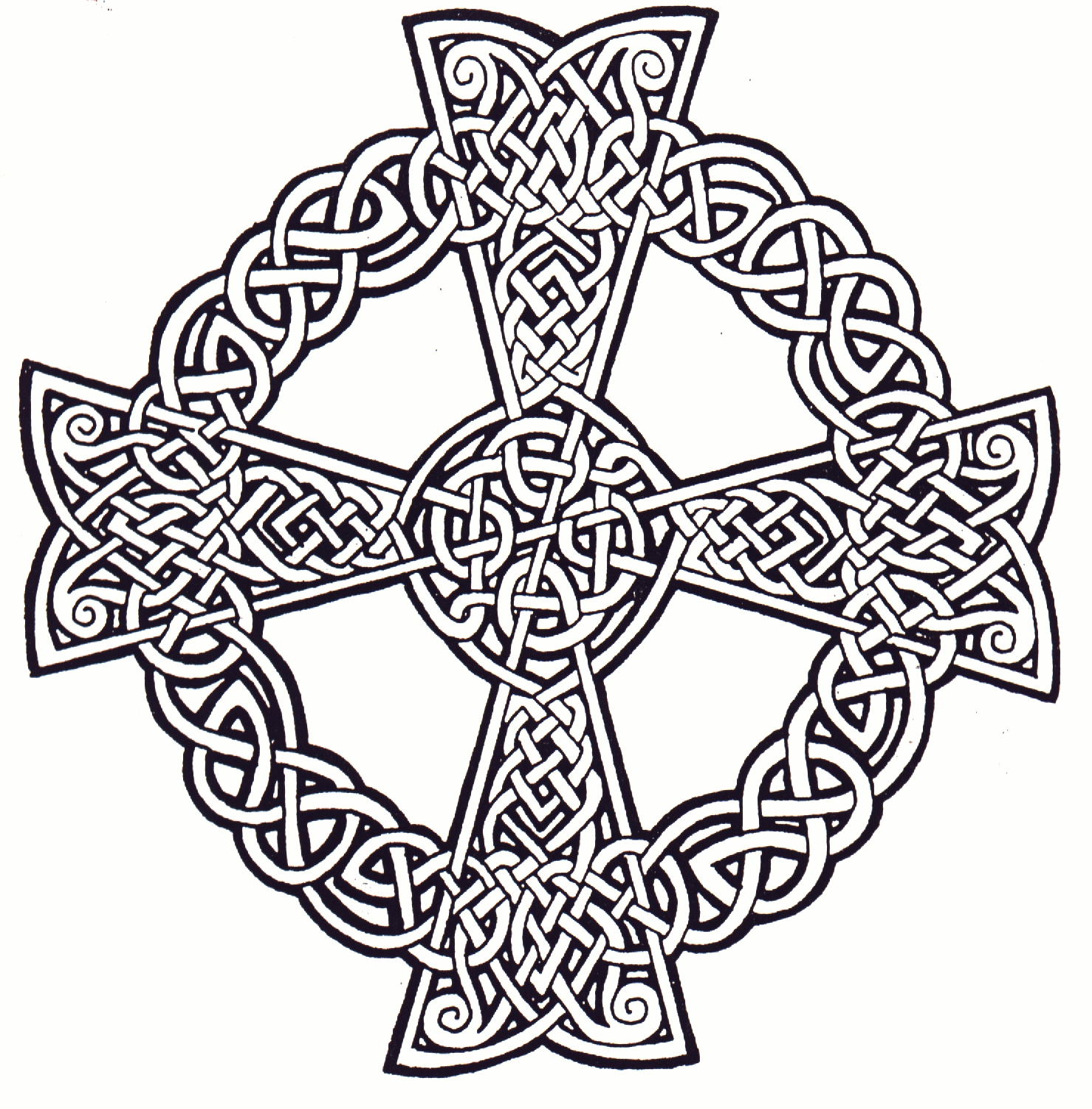celtic color pages