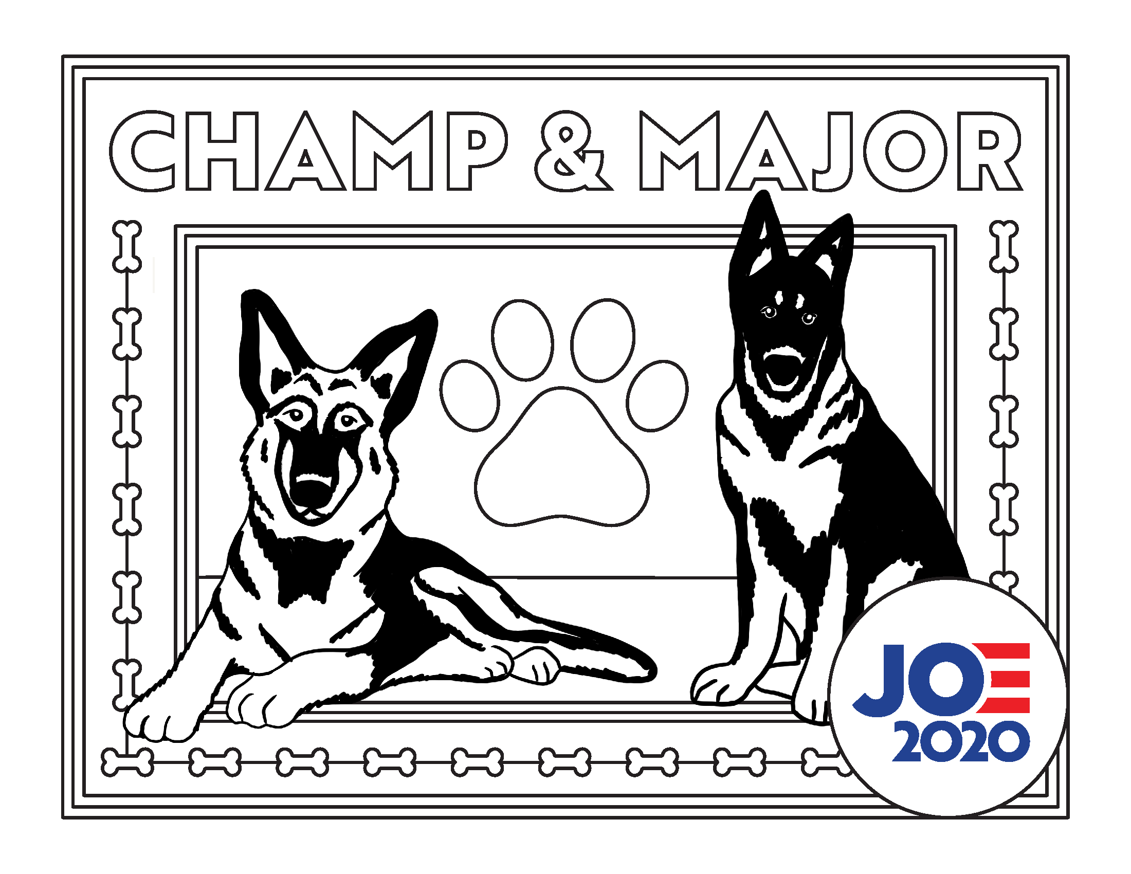 Champ und Major von Joe Biden