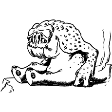 Character of Star Wars Rancor Coloring Pages