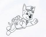 Chase Paw Patrol 2 Coloring Page