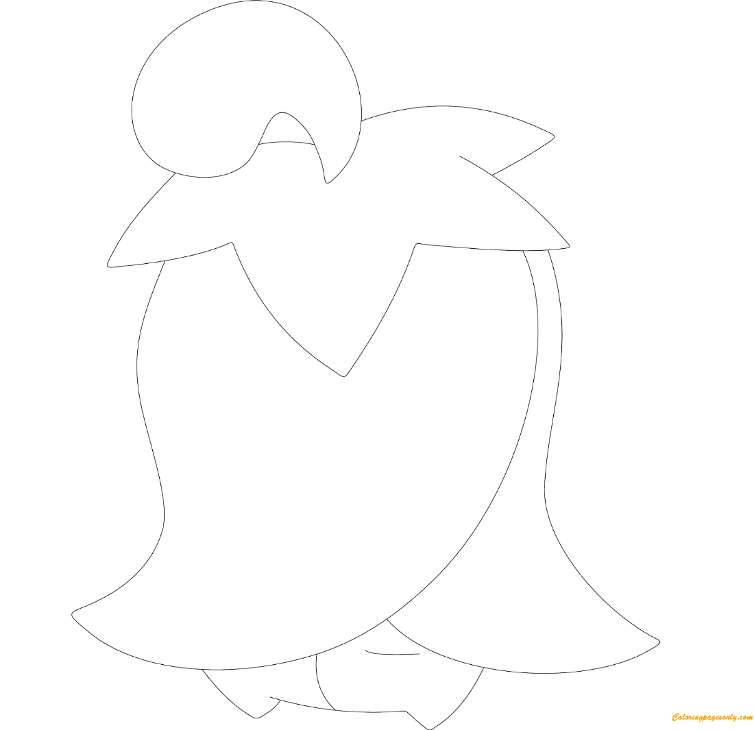 Cherrim In Overcast Form Coloring Page