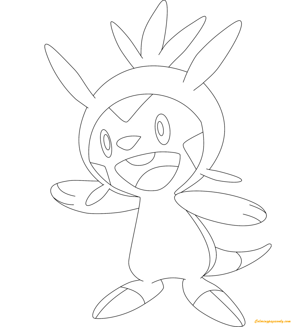 Chespin Pokemon Coloring Pages