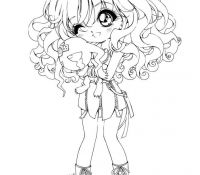 Chibi Anime Coloring Pages - Coloring Pages For Kids And Adults