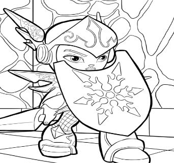 Chill Skylanders Coloring Pages