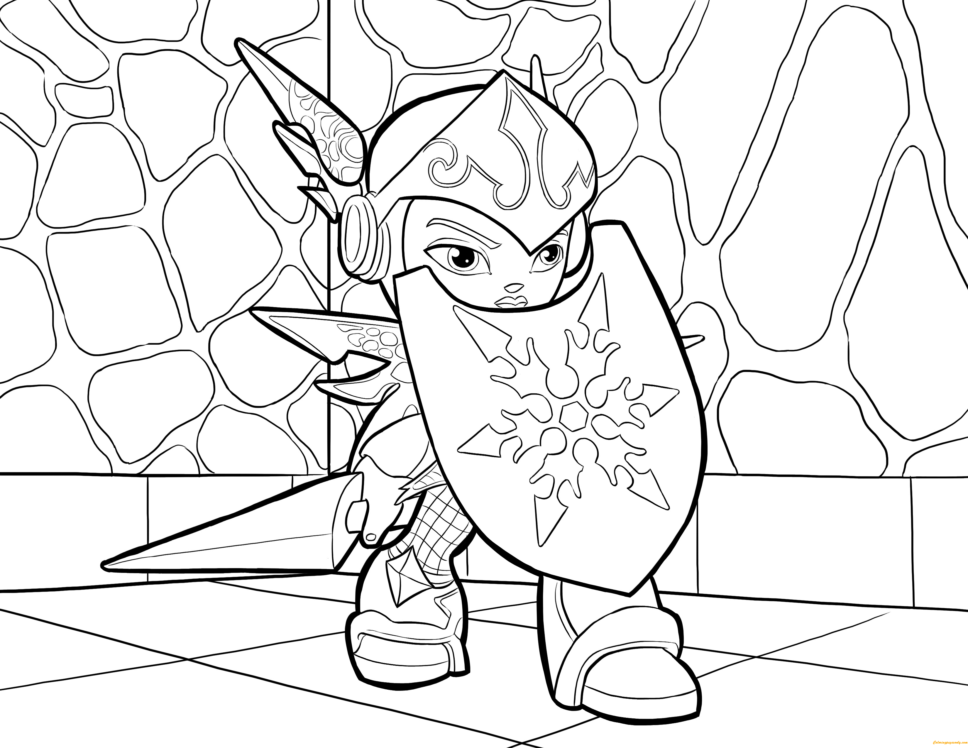 Chill Skylanders Coloring Pages