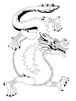 Chinese Dragon Coloring Pages