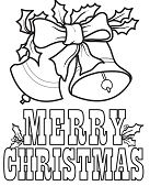 Christmas Bells 1 Coloring Pages