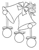 Christmas Bells 2 Coloring Page
