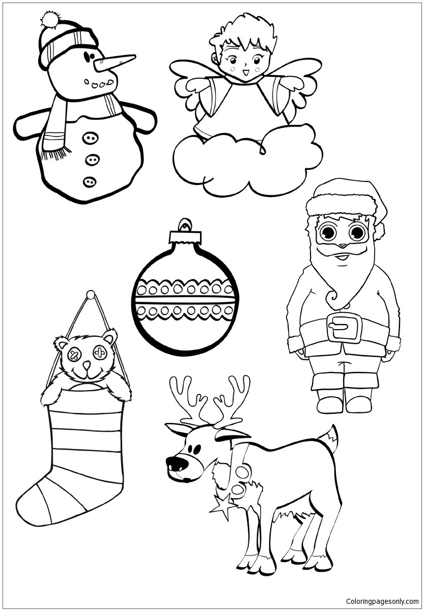 Christmas Designs Coloring Pages