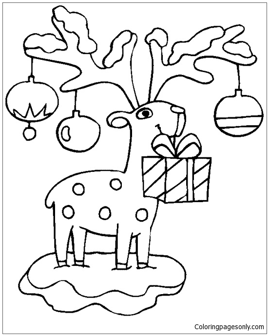 Christmas Kid Coloring Pages