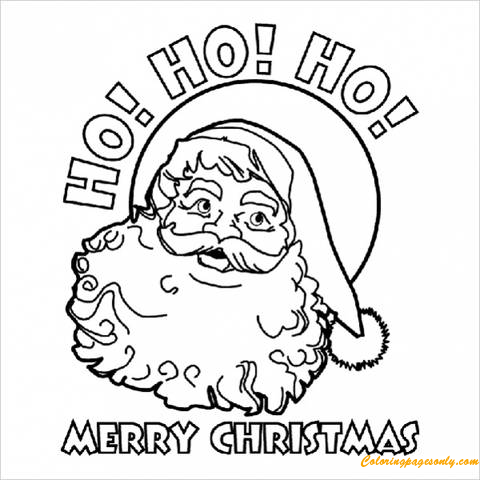 Christmas Santa Claus Coloring Page Free Coloring Pages Online