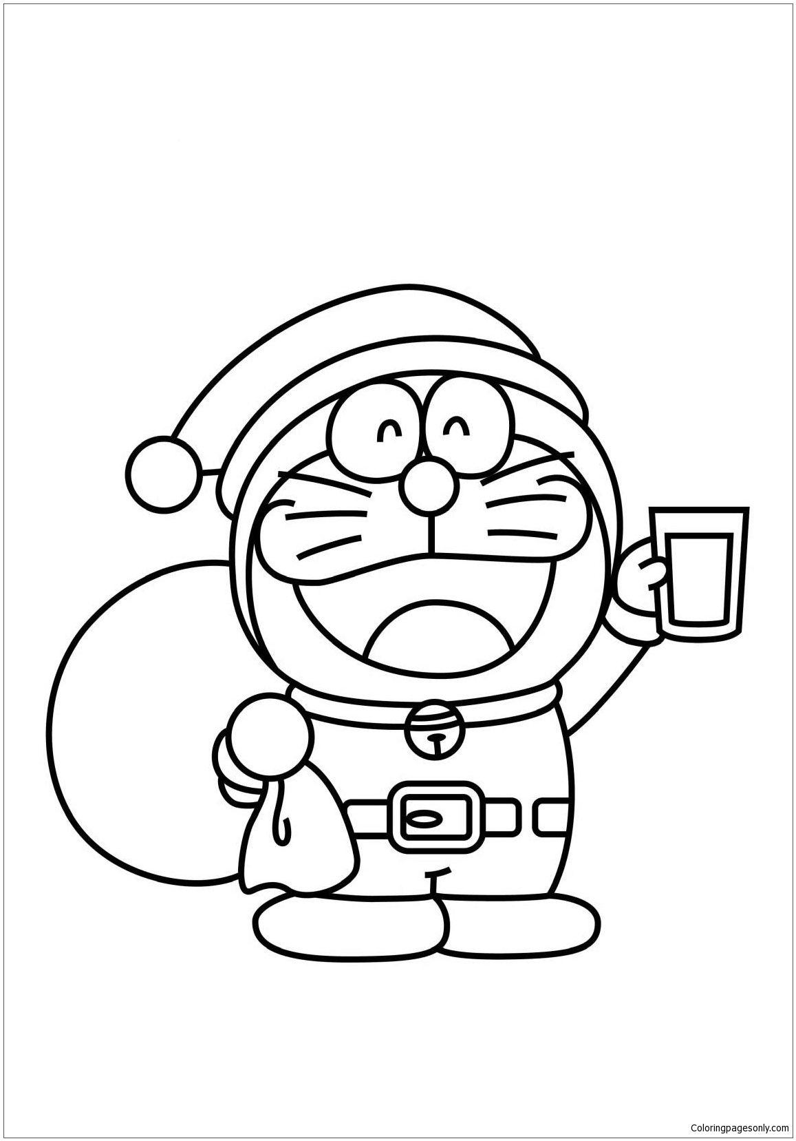 Weihnachtsmann Doraemon von Doraemon