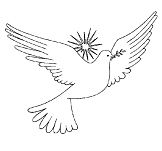 Christmas Dove Coloring Pages