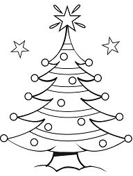 Christmas Tree 4 Coloring Pages