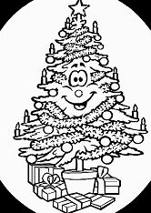 Christmas Tree 7 Coloring Pages