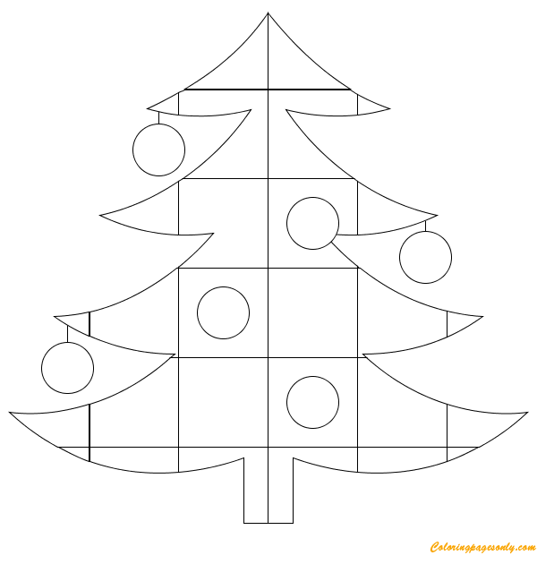 Trapunta per albero di Natale dalle cartoline di Natale