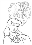 Cinderella Want To Try The Shoe  from Cinderella Coloring Page