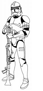 Clone Trooper Coloring Page