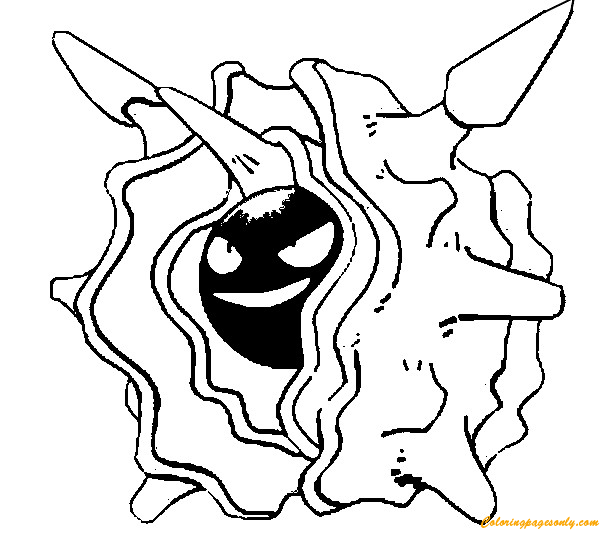 Cloyster Pokemon Coloring Pages