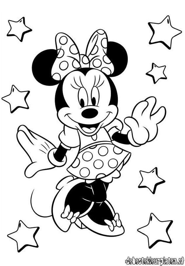 Minnie Mouse met sterren van Minnie Mouse