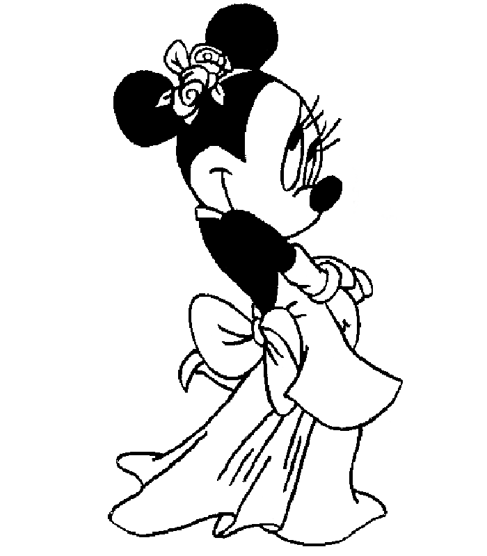 Modello di Minnie Mouse di Minnie Mouse