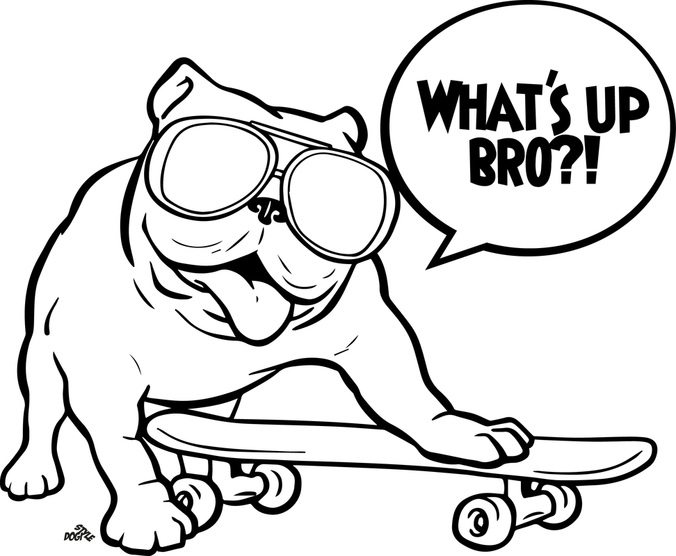 Printable Bulldog - For Kids And For Adults Coloring Pages