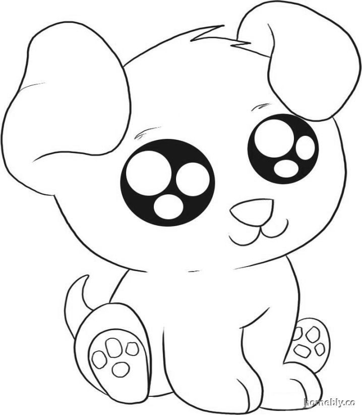 Coloring Puppies - For Kids And For Adults Coloring Pages