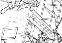 SpiderMan 8 SpiderMan Kids Coloring Page Coloring Page