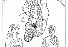 Spiderman Spiderman Cartoon Coloring Page