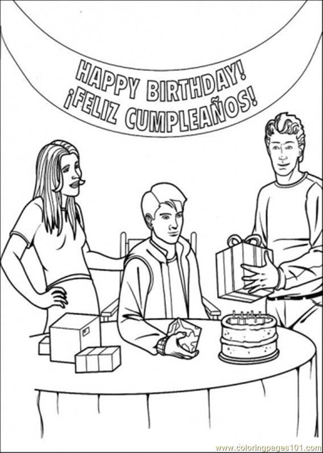 Happy Birthday Peter Parker Coloring Pages