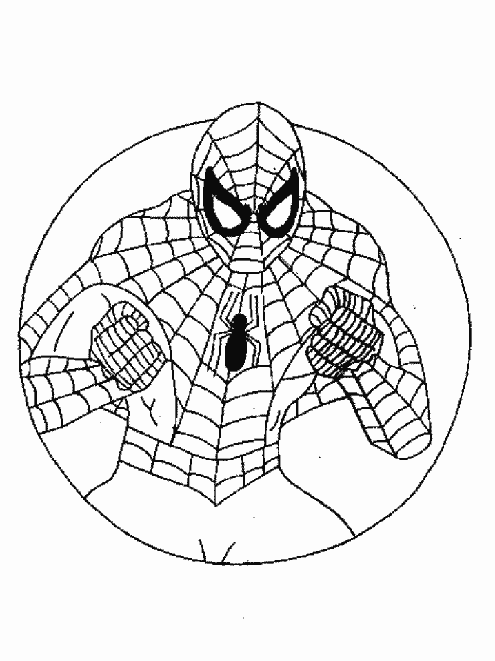 For Kids Spiderman Pictxeer Coloring Pages
