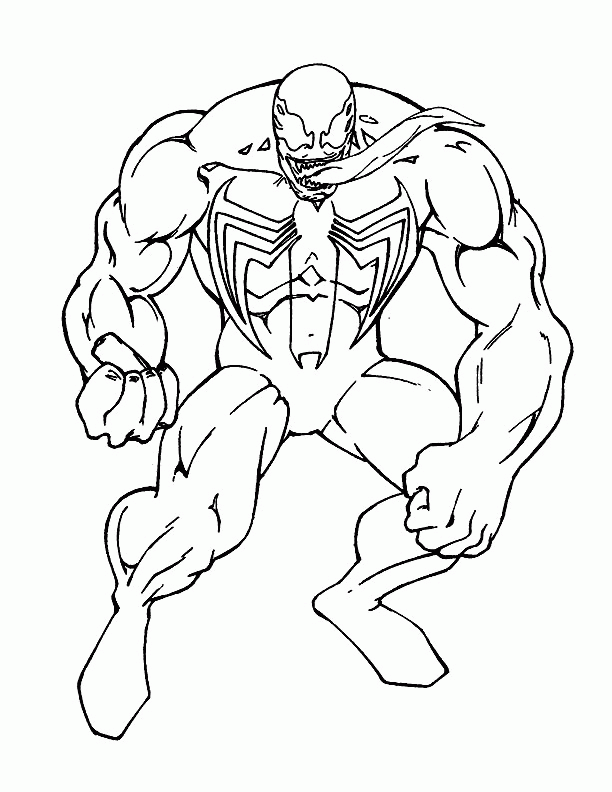 Coloring Sheets Of A Spiderman Cartoon Coloring Pages