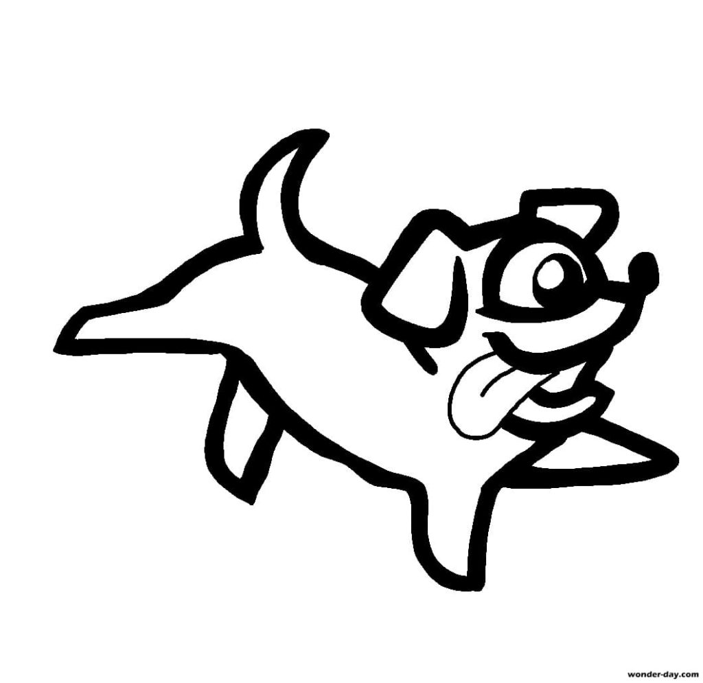 Dog from Among Us Coloring Pages - Among Us Coloring Pages - Coloring