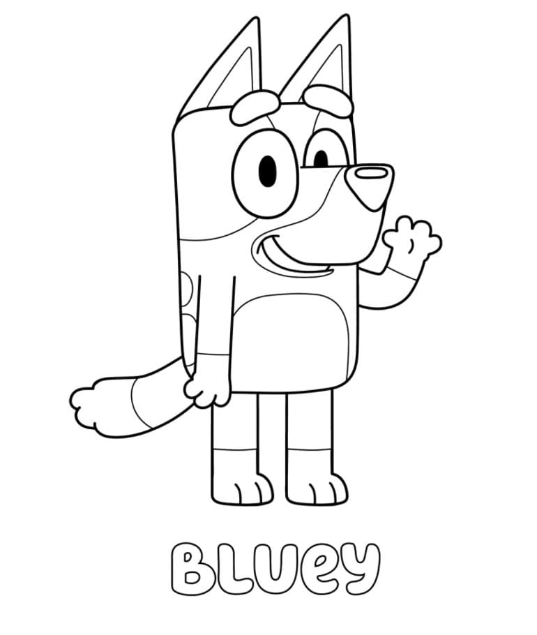 Bluey16 Coloring Page