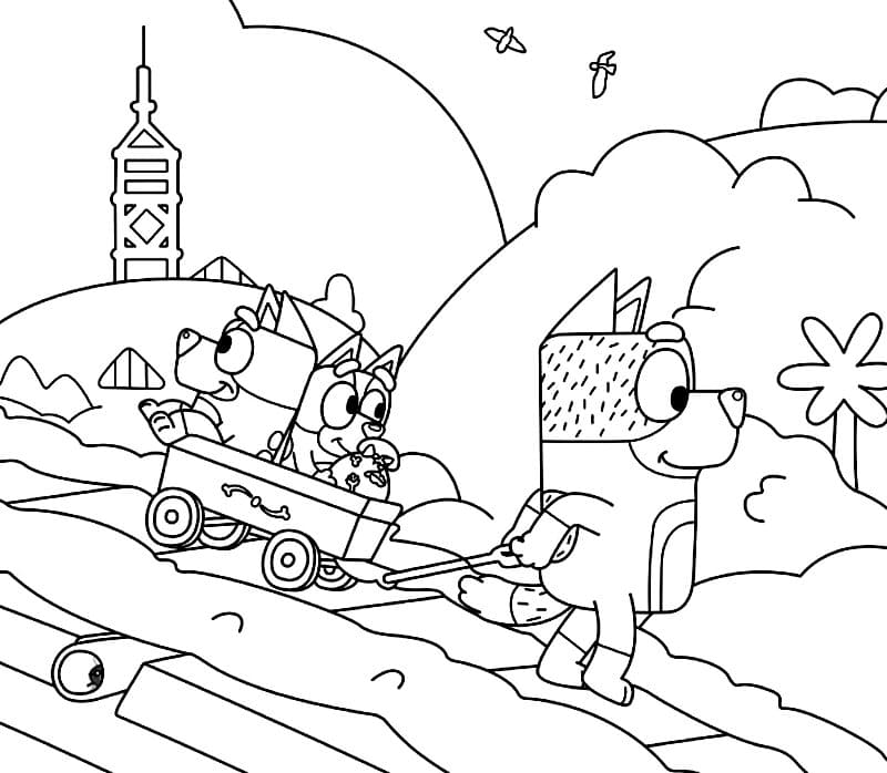 Bluey39 Coloring Pages