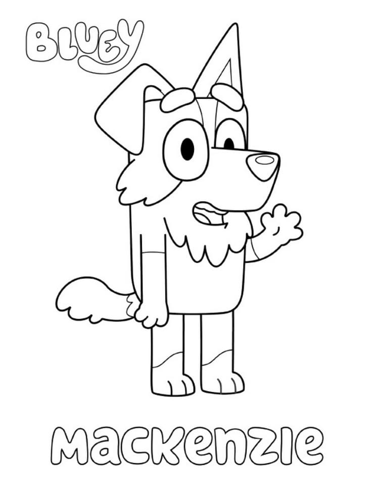 Happy Mackenzie Coloring Pages