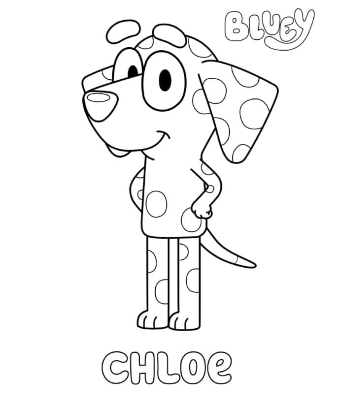 Chloe Coloring Pages