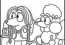 Bluey Christmas Coloring Pages - Bluey Coloring Pages - Coloring Pages