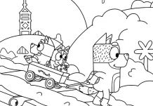 disney junior bluey coloring pages
