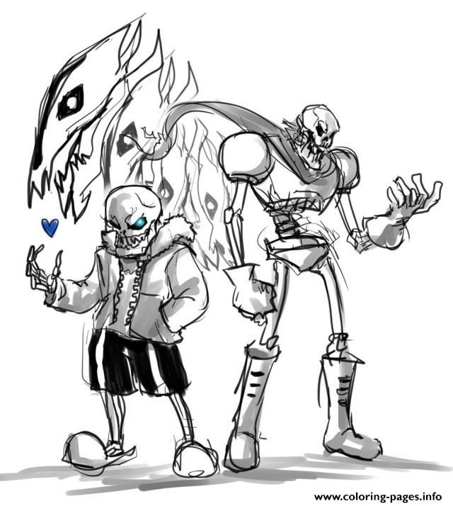 Print Undertale Papyrus | Dog Coloring Book Coloring Pages
