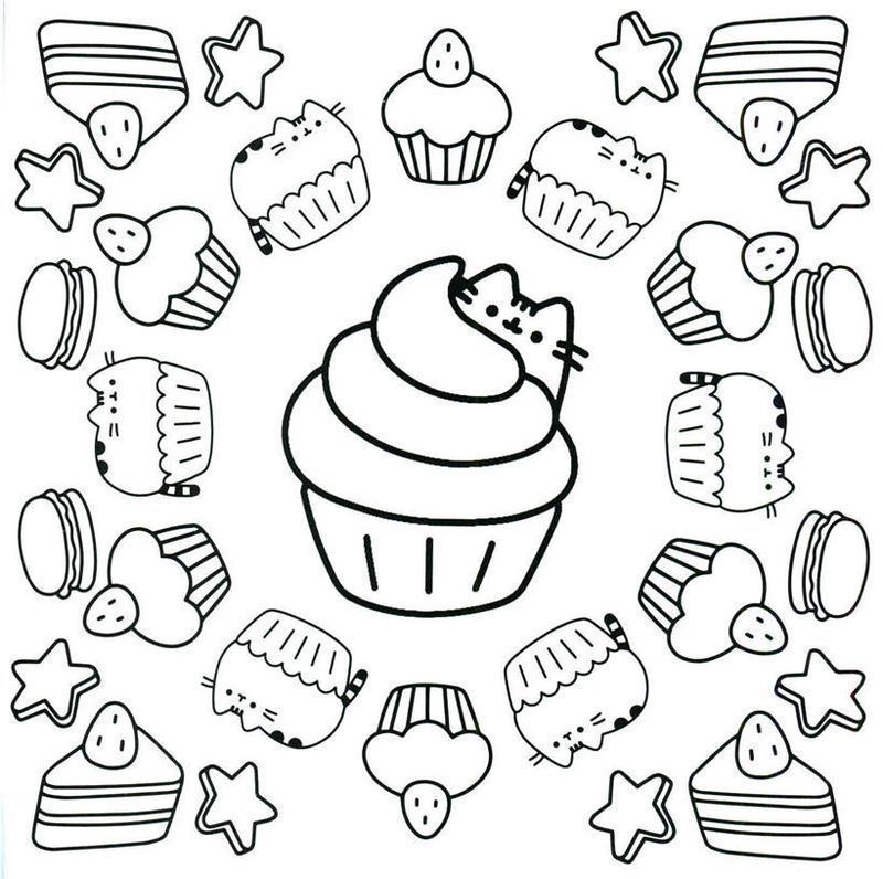 Pusheen Printable Halloween Free Coloring Coloring Pages Pusheen 