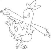 Combusken From Pokemon Coloring Pages
