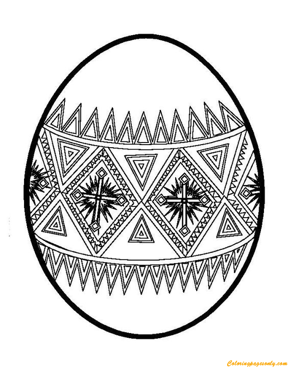 Uovo di Pasqua complesso dalle uova di Pasqua