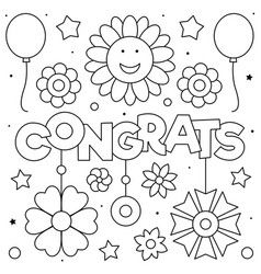 Congrat New Year For 2021 Coloring Pages