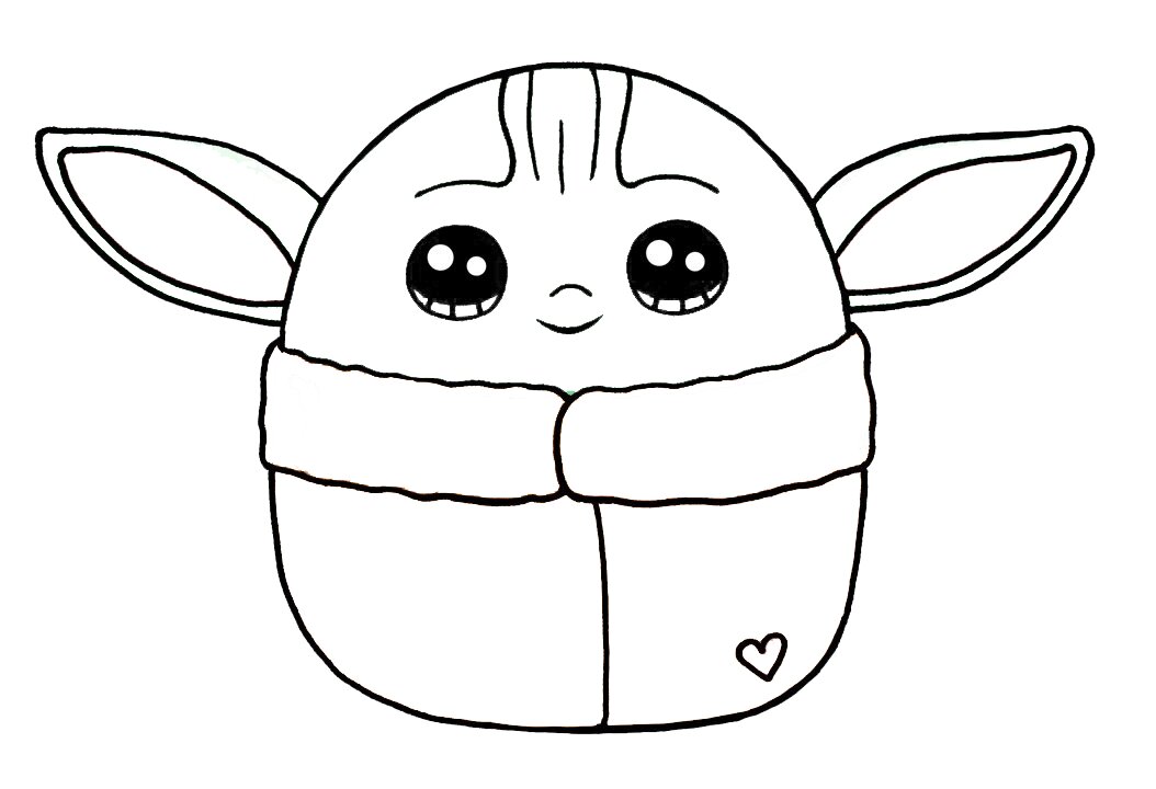 Cool Baby Yoda Coloring Pages - Baby Yoda Coloring Pages - Coloring