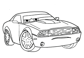 Cool Cars Coloring Page